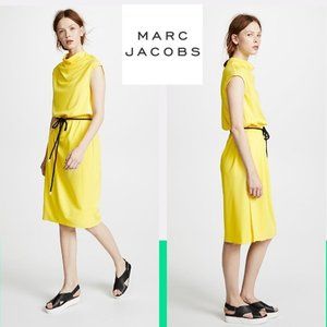 *SOLD*MARC JACOBS - Yellow Draped Dress- Medium